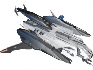 sci-fi - aircraft jet fighter- iron 039m 3D मॉडल