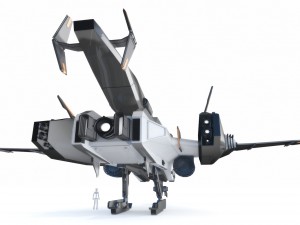sci-fi - aircraft jet fighter- iron 039m 3D मॉडल