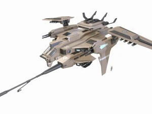 tipo di cannone aereo 039 Modello 3D