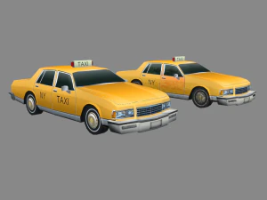 chevrolet caprice taxi 3D Model