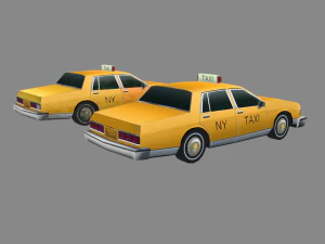 chevrolet caprice taxi 3D Model