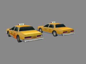 chevrolet caprice taxi Modello 3D