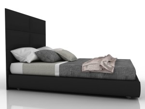 tori double bed with linen box 3D Model