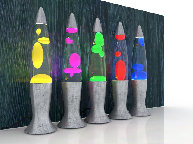 lava lamp start 3D Model .c4d .max .obj .3ds .fbx .stl .blend 