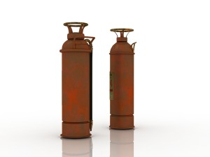 vintage fire extinguisher 3D Model