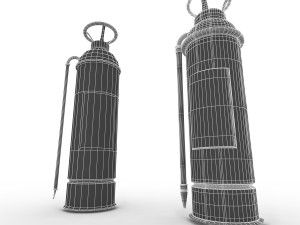 vintage fire extinguisher 3D Model