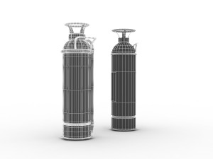 vintage fire extinguisher 3D Model