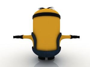 minions-2015 stuart-minion 3Dモデル