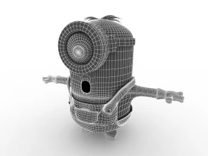 minions-2015 stuart-minion 3D Model