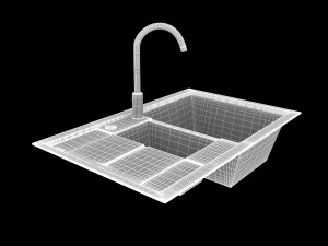 sink blanco metra 6s compact 3Dモデル