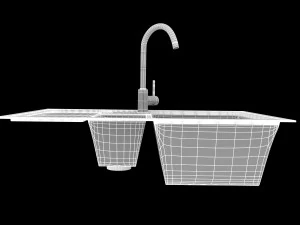 sink blanco metra 6s compact 3D Model