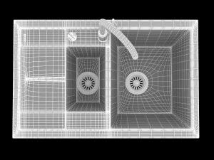 sink blanco metra 6s compact 3D Model