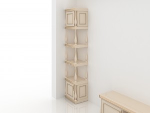 classic living room set Model 3D