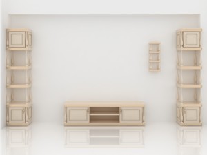 classic living room set Model 3D