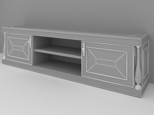 classic living room set Model 3D