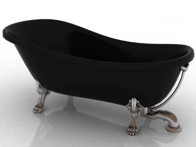 classic italian bath kerasan 3D Model .c4d .max .obj .3ds .fbx .stl .blend 