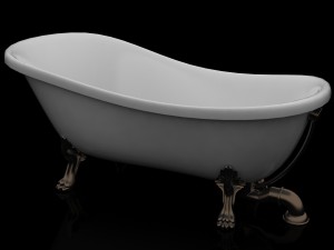 classic italian bath kerasan 3D Model