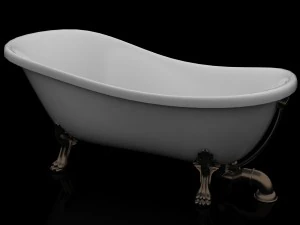 classic italian bath kerasan 3D Model