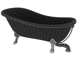 classic italian bath kerasan 3D Model
