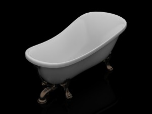 classic italian bath kerasan 3D Model