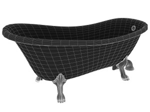 classic italian bath kerasan 3D Model