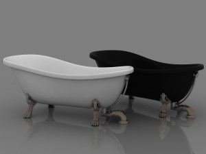 classic italian bath kerasan 3D Model