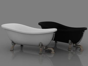 classic italian bath kerasan 3D Model