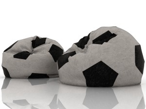 football bag chairs 3D Model