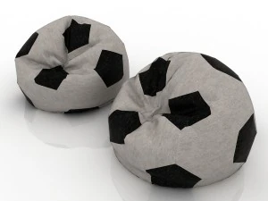 football bag chairs 3D Model