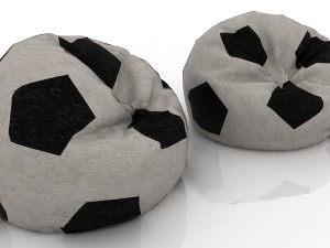 football bag chairs 3D Model