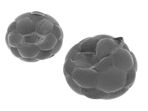 soccer football chair bag 3D Model