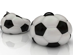 soccer football chair bag 3D Model