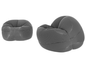 basketball chair bag Model 3D