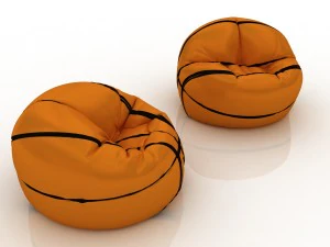 basketball chair bag 3D Model