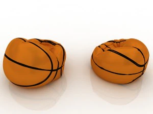 basketball chair bag 3D Model