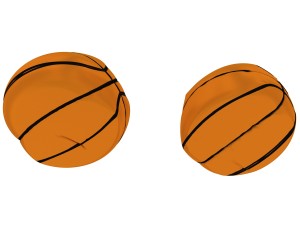 basketball chair bag Model 3D