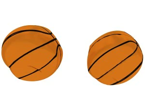 basketball chair bag 3D Model