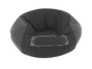 rugby ball chair bag for playroom 3D Model