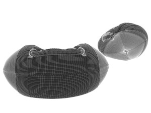 rugby ball chair bag for playroom 3D मॉडल