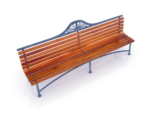 park bench Modelo 3D