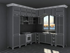 Kitchen provence style Modelo 3D