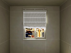 roman shade Model 3D