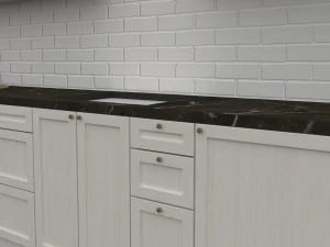 cozinha de estilo cl&aacute;ssico 4500x2650x2100h Modelo 3D