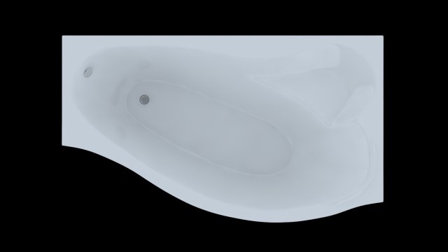 bathtube aquanet palma 170100 model 3D 模型 .c4d .max .obj .3ds .fbx .stl .blend
