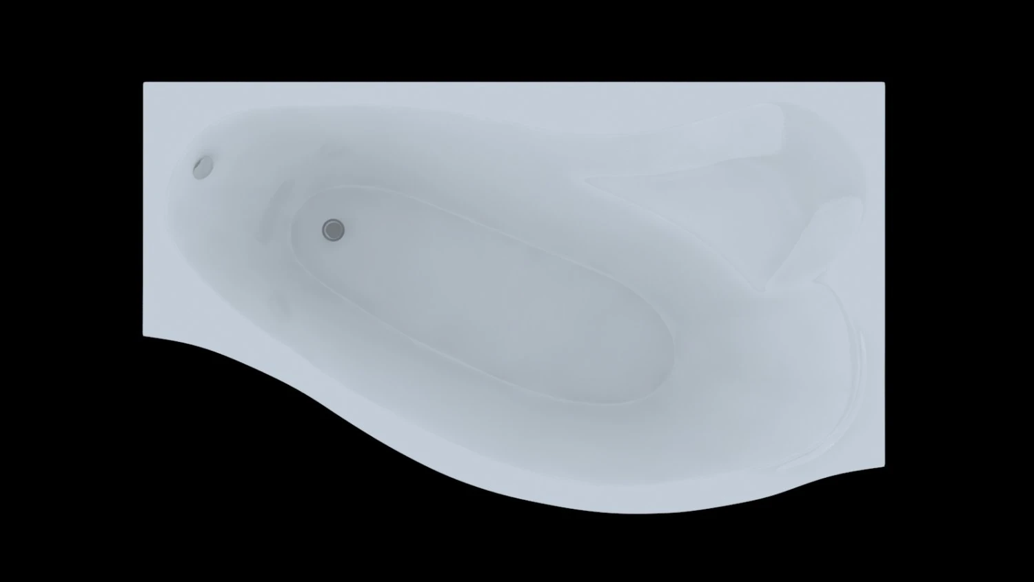 bathtube aquanet palma 170100 model 3D Model .c4d .max .obj .3ds .fbx .stl .blend