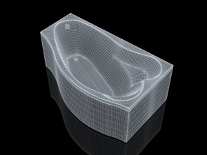 bathtube aquanet palma 170100 model 3D 模型