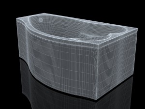 bathtube aquanet palma 170100 model 3D 模型