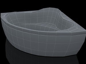 bathtube troy extra 15001500mm 3D Model