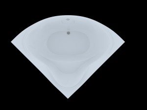bathtube troy extra 15001500mm 3D Model