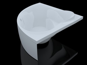 bathtube troy extra 15001500mm 3D Model